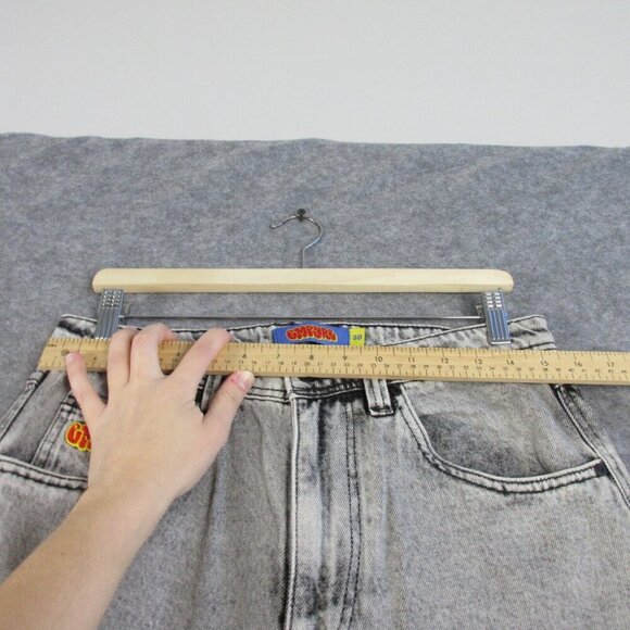 Empire Relax Men’s Jeans Baggy Denim Skateboard Y2K 90's Size 30 Light Gray 694 - Picture 8 of 11